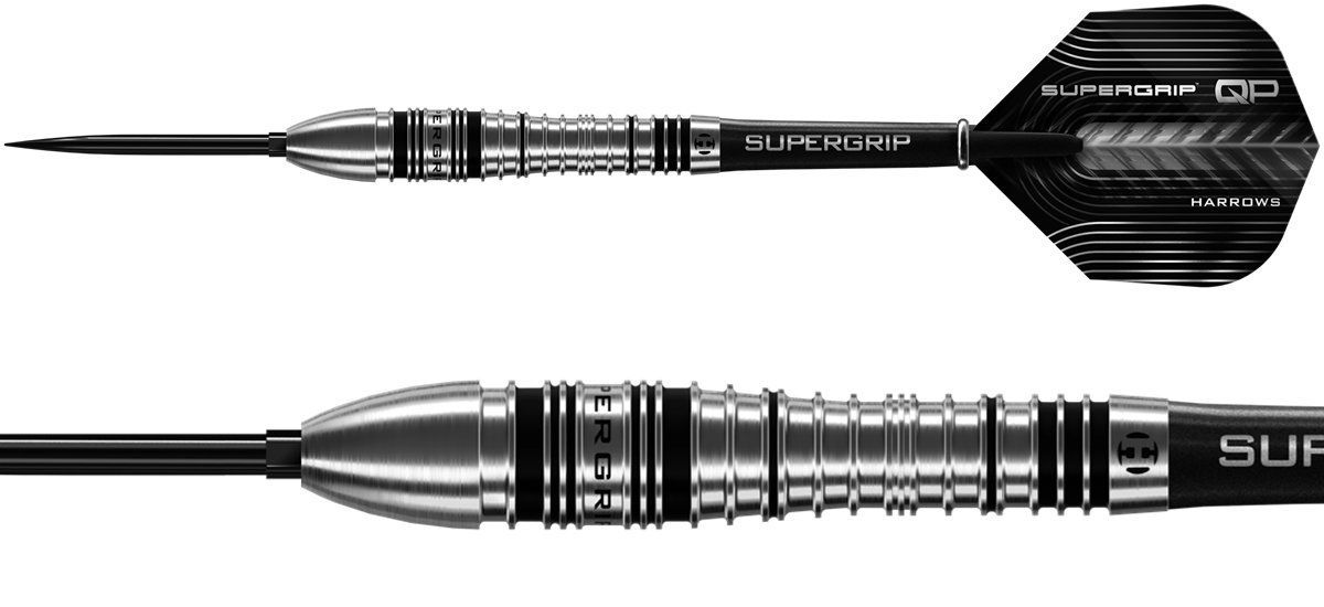 Harrows Supergrip QP Bomb 90% Steeldarts 23/25 Gramm Steeldarts
