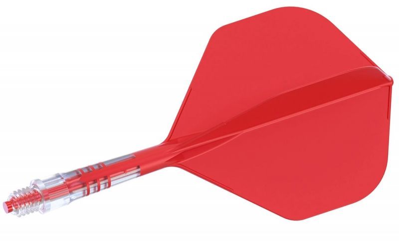 Cuesoul aletta per freccette/Asta ROST T19 Carbon Asta Rosso/Rosso Standard Flights