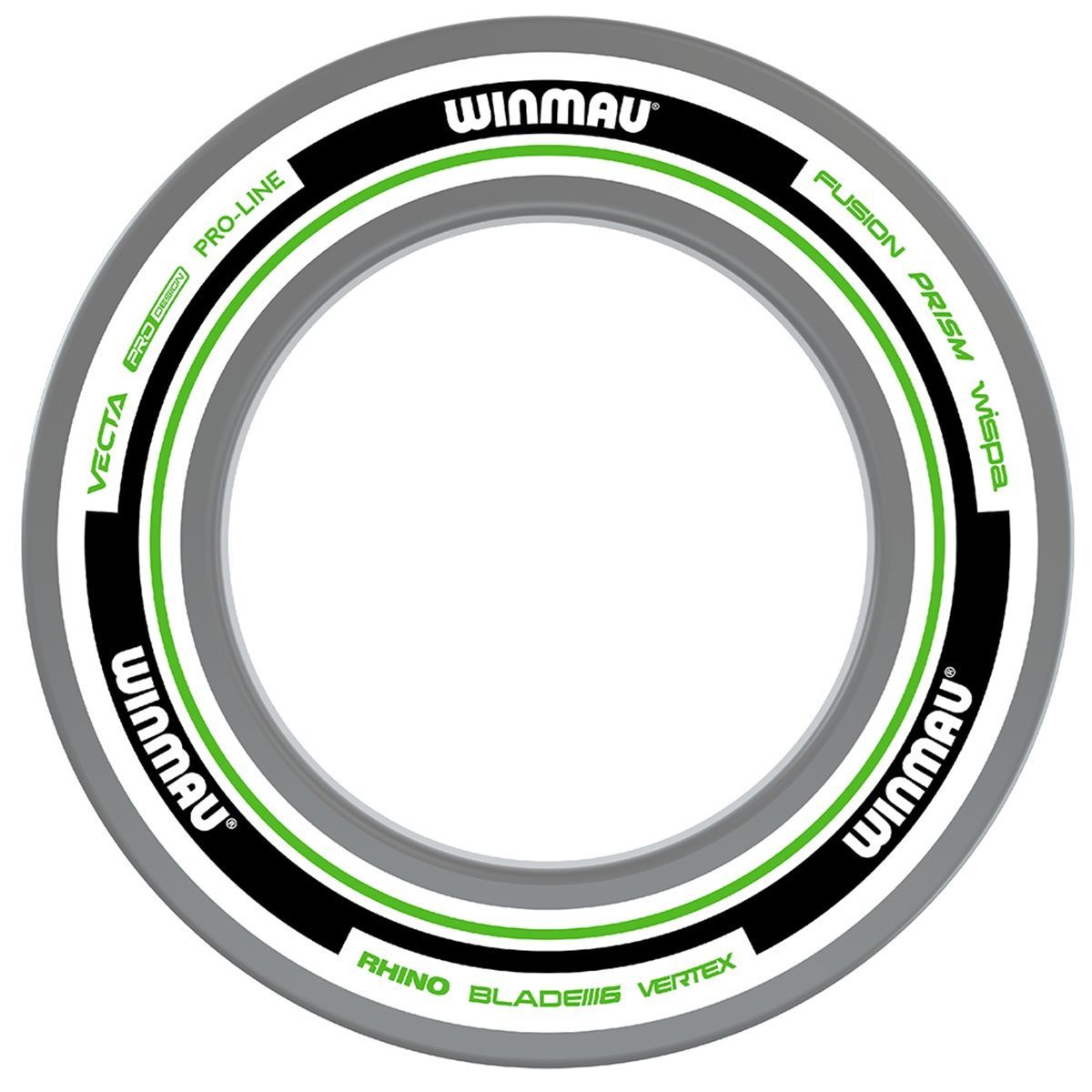 1 tlg. Winmau Advance Weiß/Grün Catchring Dart Surround Auffangring