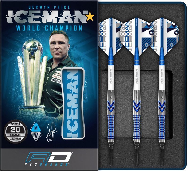 RedDragon Gerwyn "Iceman" Price Contour Softdarts 20 Gramm Softdarts