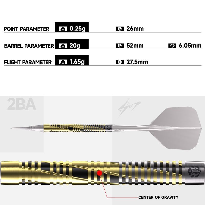 Caliburn Nexus N3 95% Softdarts 20 Gramm Softdarts