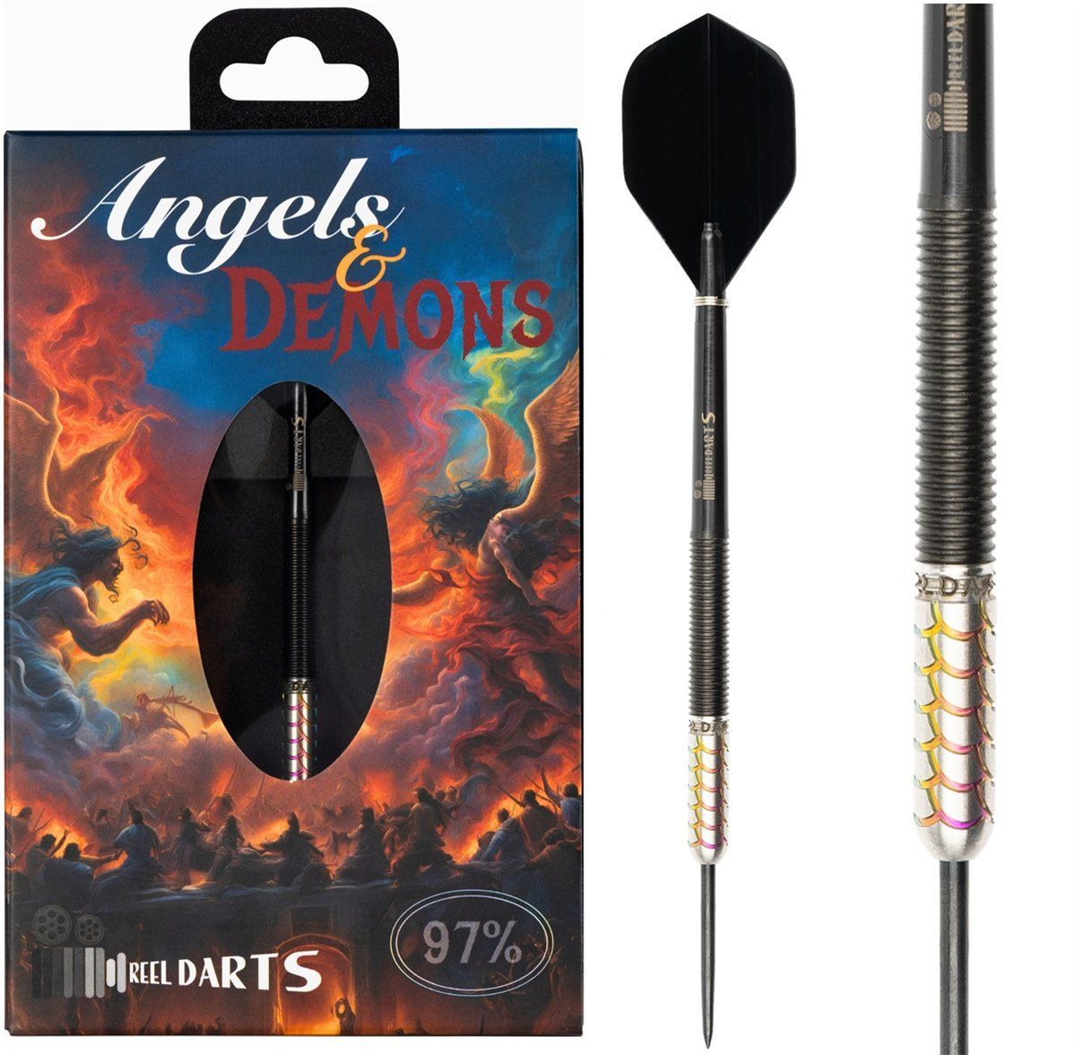 Reel Darts Angels & Demons 97% Steeldarts 23 Gramm Steeldarts