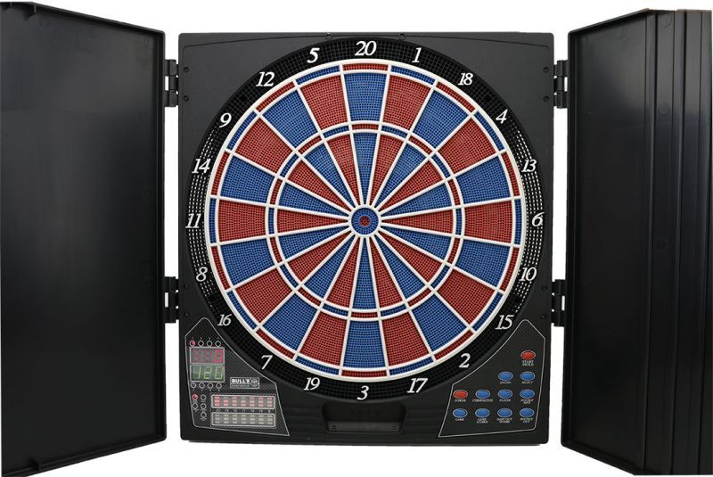 BULL'S Lightning RB Sound Elektronik Dartboard Stimme Russ Bray E-Dartscheibe