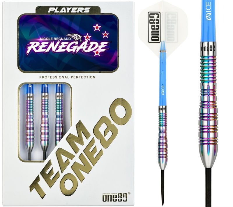 One80 Nicole Regnaud Signature Steeldart 21/23 Gram Steeldarts