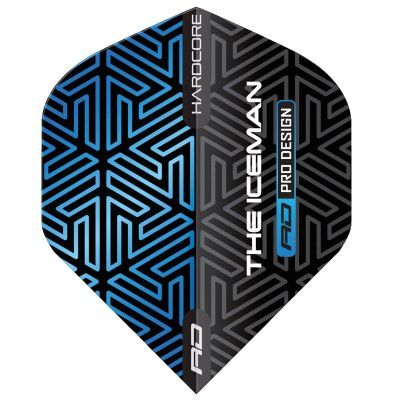 Reddragon Dartflight Gerwyn Price Premium Blau/Schwarz Standard Flights