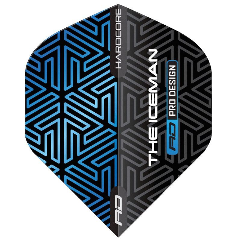 Reddragon Dartflight Gerwyn Price Premium Blau/Schwarz Standard Flights