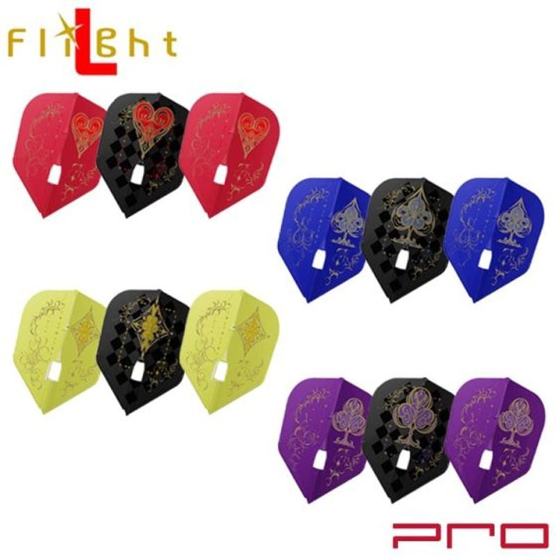 L-Style Signature Flights Pro DYNASTY L-Flight PRO NANA SANECHIKA Heart Shape L3 Flights
