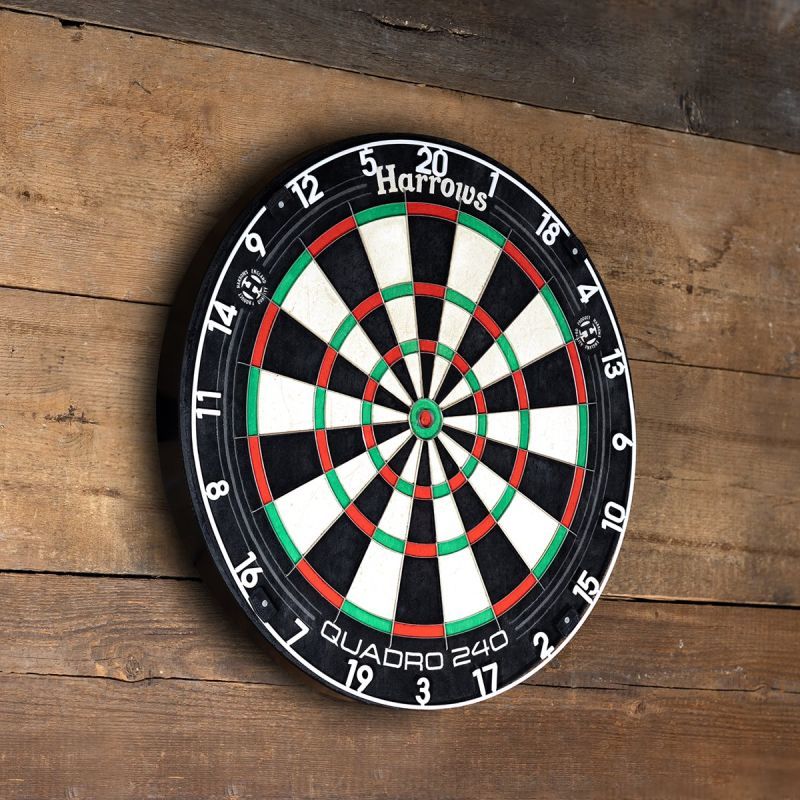 HARROWS Quadro 240 Dartboard Bristle Boards