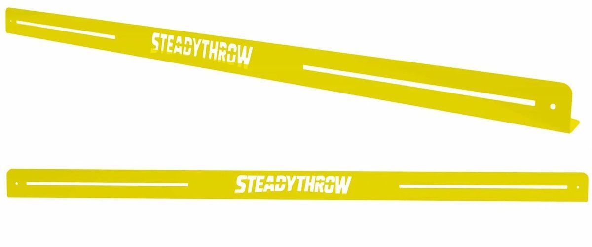 Oche SteadyThrow Lite avec bande auto-agrippante pour tapis de fléchettes de 60 à 90 cm de large Abwurflinie