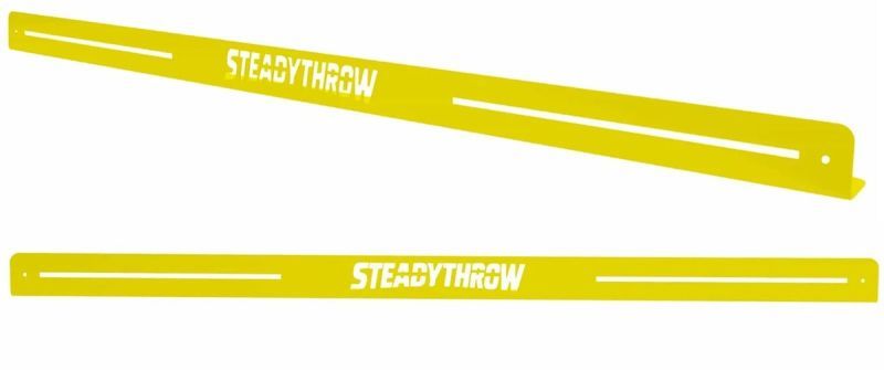 Oche SteadyThrow Lite avec bande auto-agrippante pour tapis de fléchettes de 60 à 90 cm de large Abwurflinie