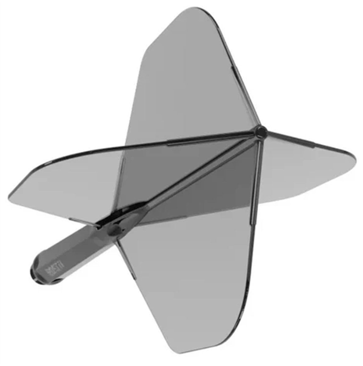 Cuesoul aletta per freccette/Asta ROST 77 Trasparente Nero Small Standard Flights