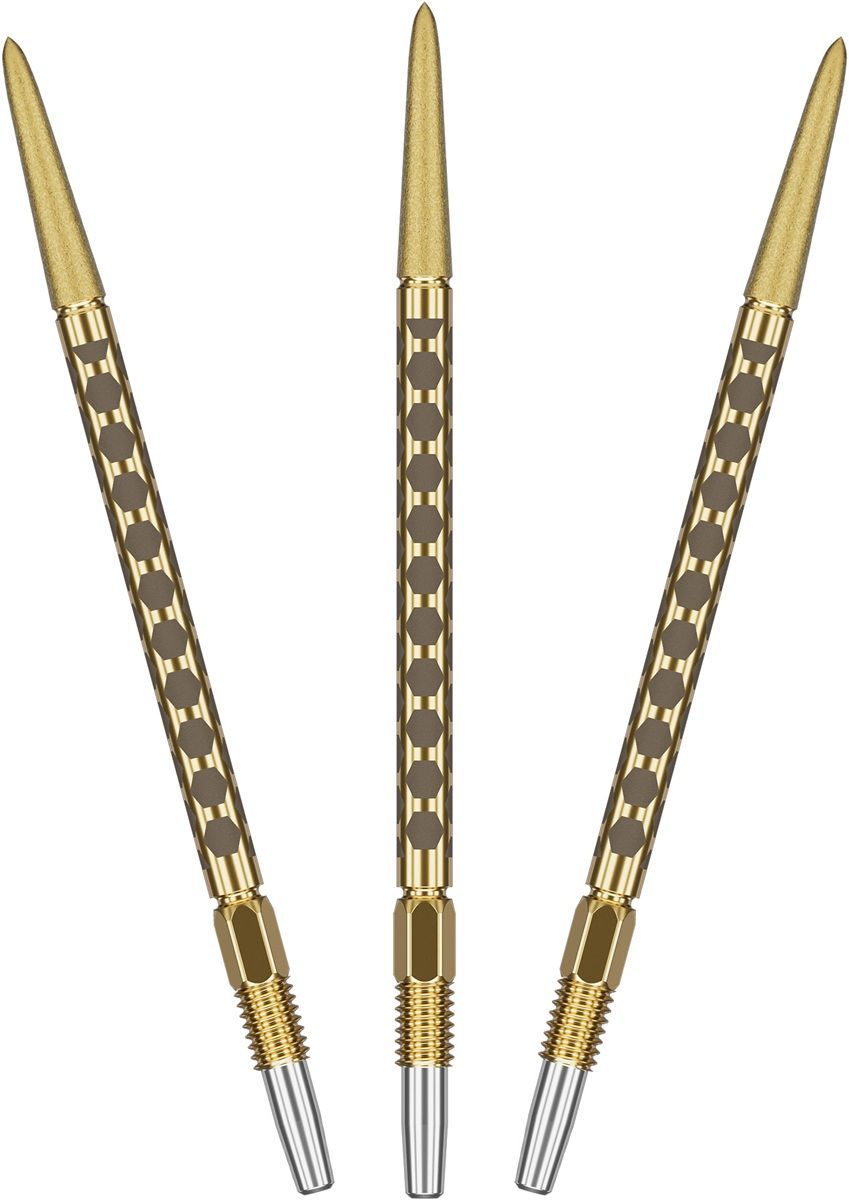 Target Swiss Point FLT 30/35/42 mm Gold/Schwarz/Silber Wechselspitzen