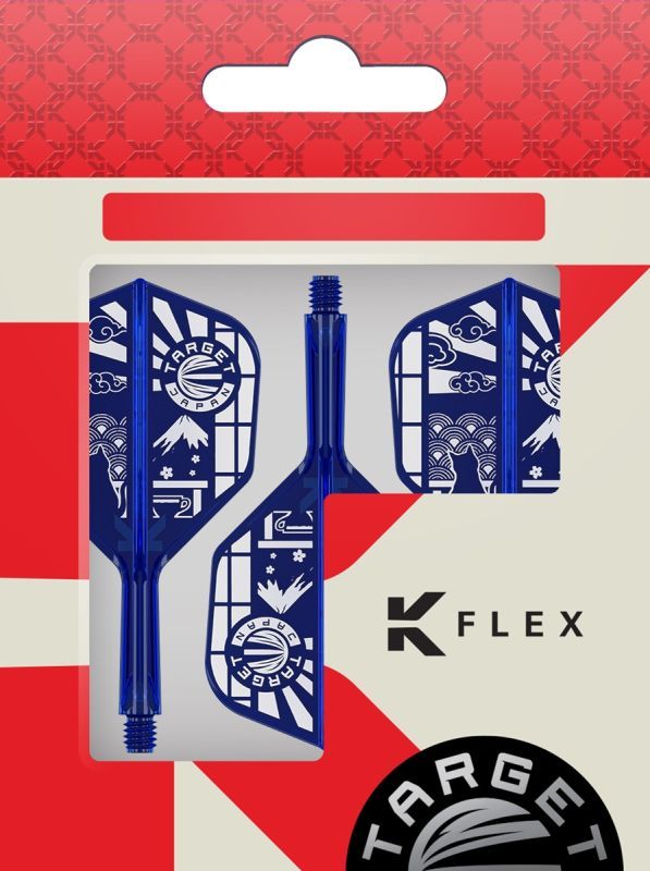 Target Japan Limited Blue K-Flex Shaft/Flight System Shape No6 Shafts