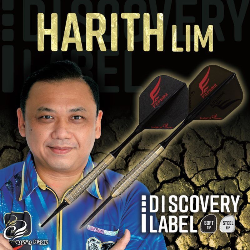 Cosmo Darts Discovery Label Harith Lim Steeldarts 21 Gram Steeldarts