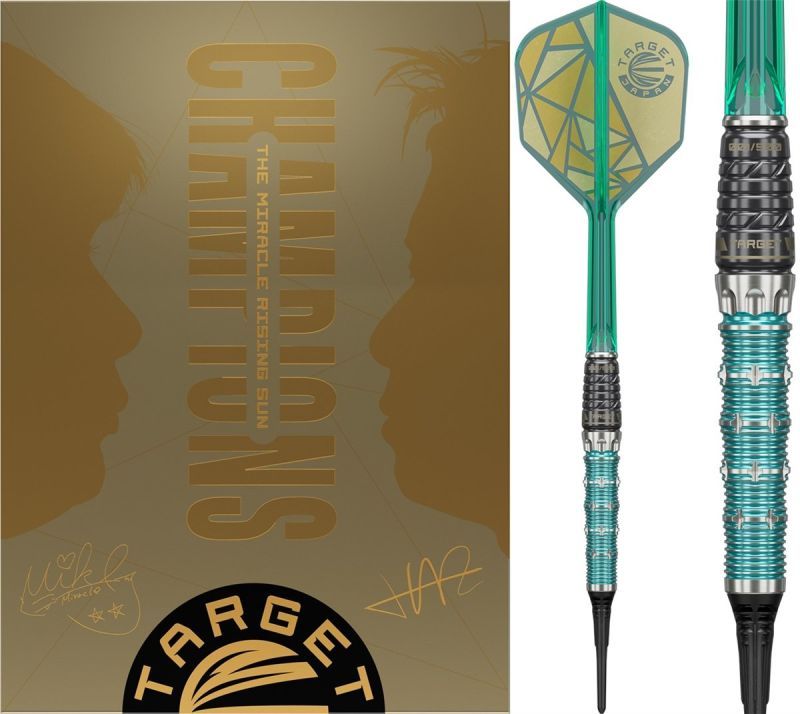 Target The Miracle Rising Sun Limited Edition Champions Set 95% 2BA Softdarts 21,5 Gramm Softdarts