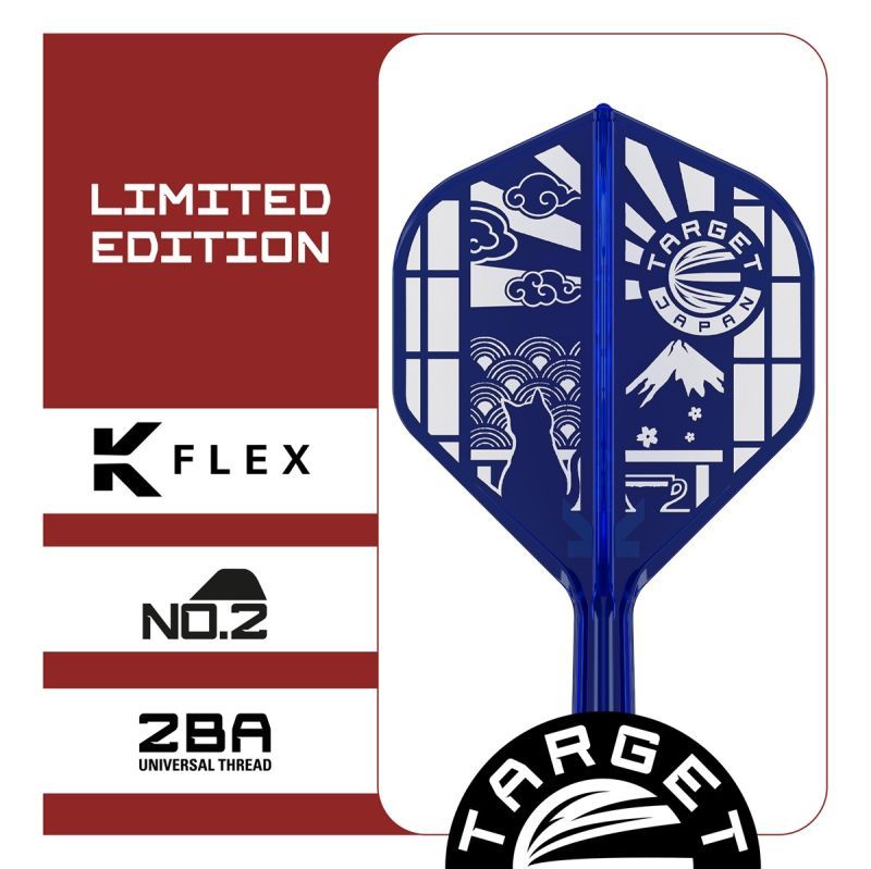 Target Japan Limited Blue K-Flex Shaft/Flight System Standard No2 Shafts
