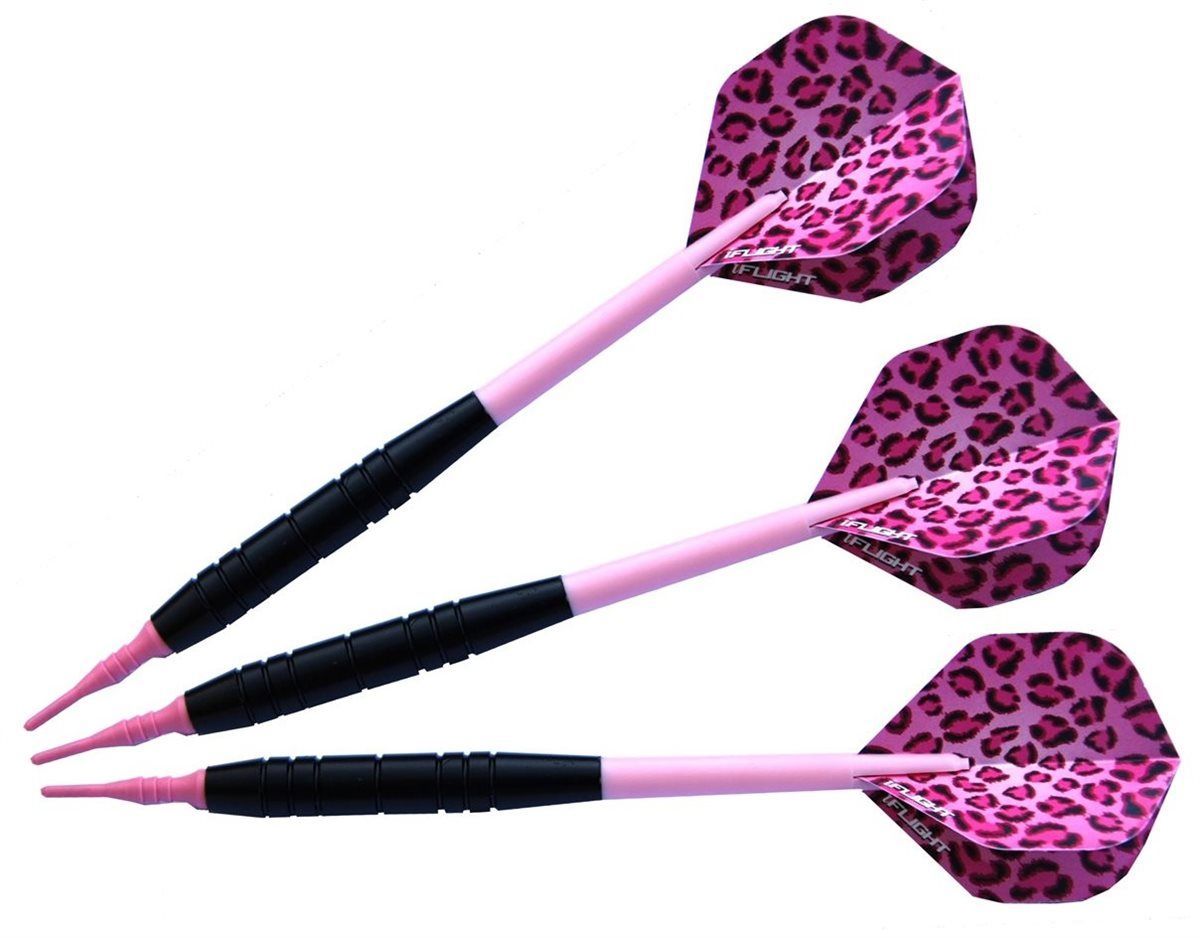 Black Soft Dart Pfeile Rosa Gepard 18 Gramm Softdarts