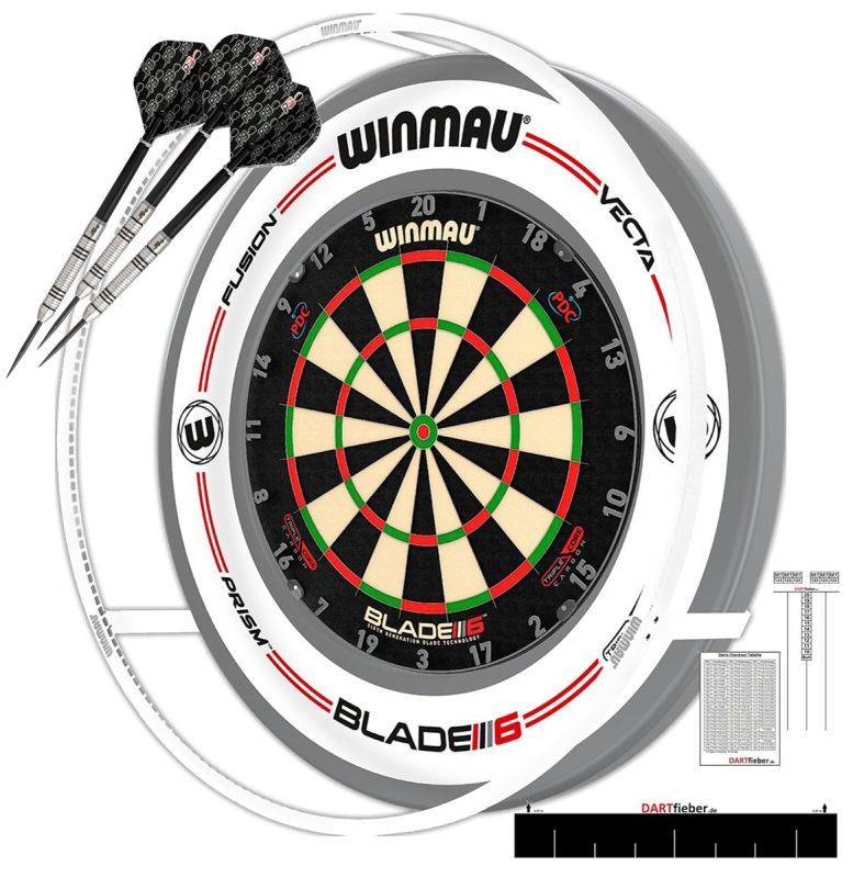 Winmau Plasma ICE + Surround + Board + Darts Boardzubehör