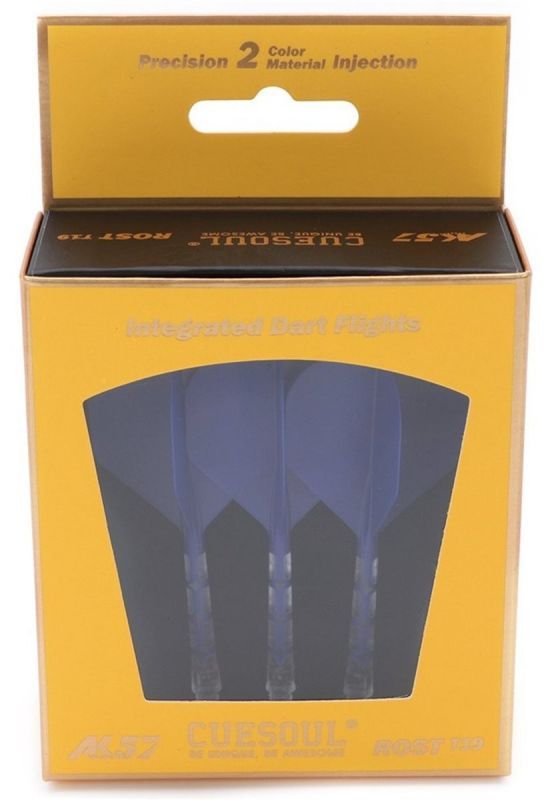 Cuesoul aletta per freccette/Asta ROST T19 Aletta Blu/Trasparente Standard Flights