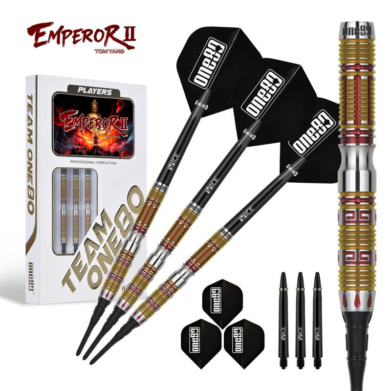 ONE80 Tom Yang Emperor 2 90% Softdarts 21 Gram Softdarts