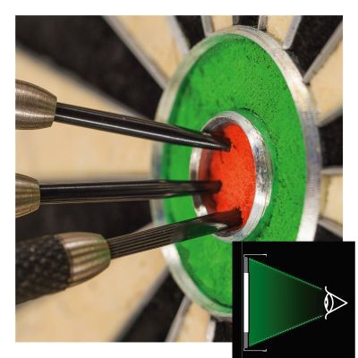 WINMAU Dartboard Blade 6 Triple Core Plasma LED Bristle Board+LED