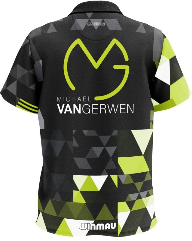 Winmau Dart Shirt Michael van Gerwen Fan Edition Polo 2025 Shirts