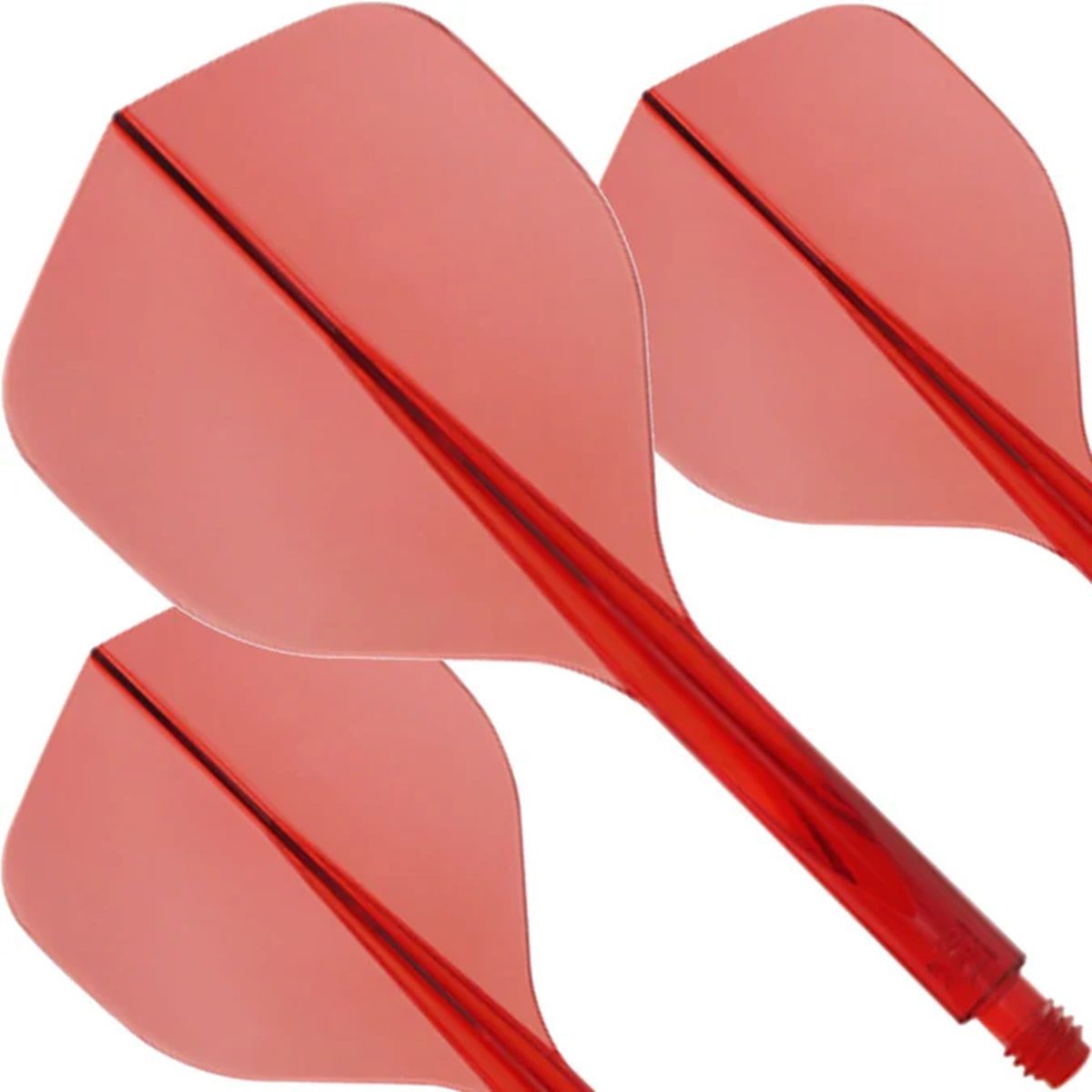 Condor Dart Flights Shafts AXE 120 Klar Rot Standard No2 Flights