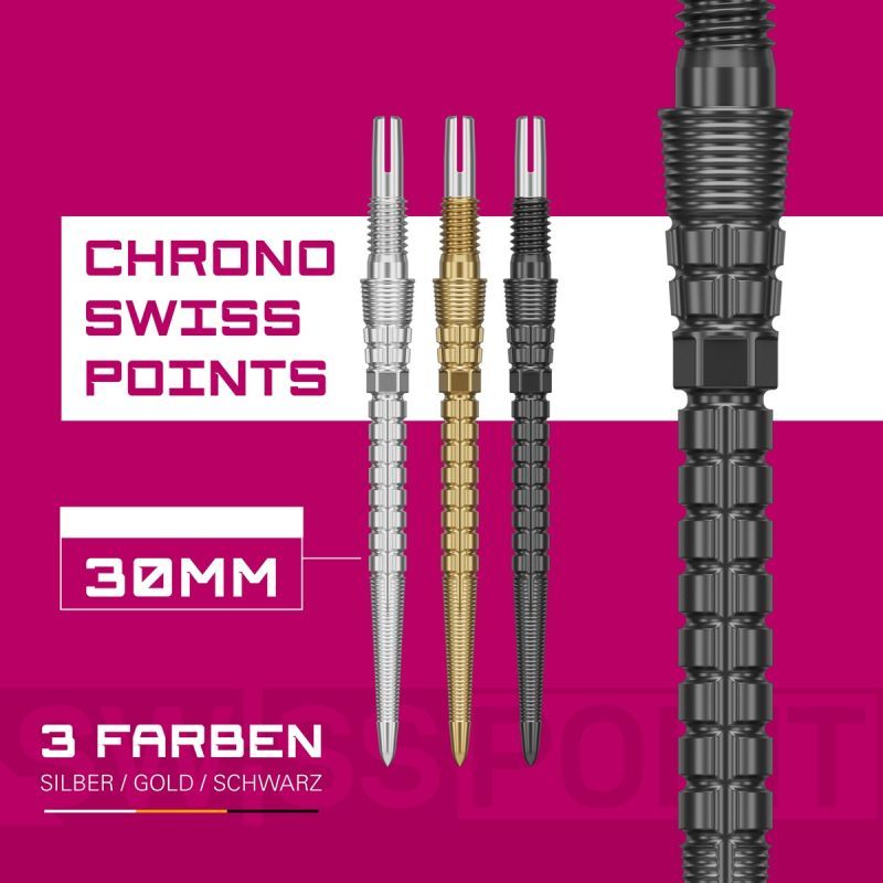 Target Chrono Storm Swiss Point 30/35/42 mm Gold/Black/Silver Wechselspitzen