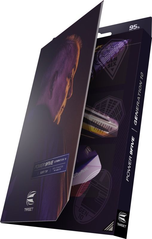 Target Phil Taylor Power 9Five GEN 10 G10 95% Softdart 18/20 Gramm Softdarts