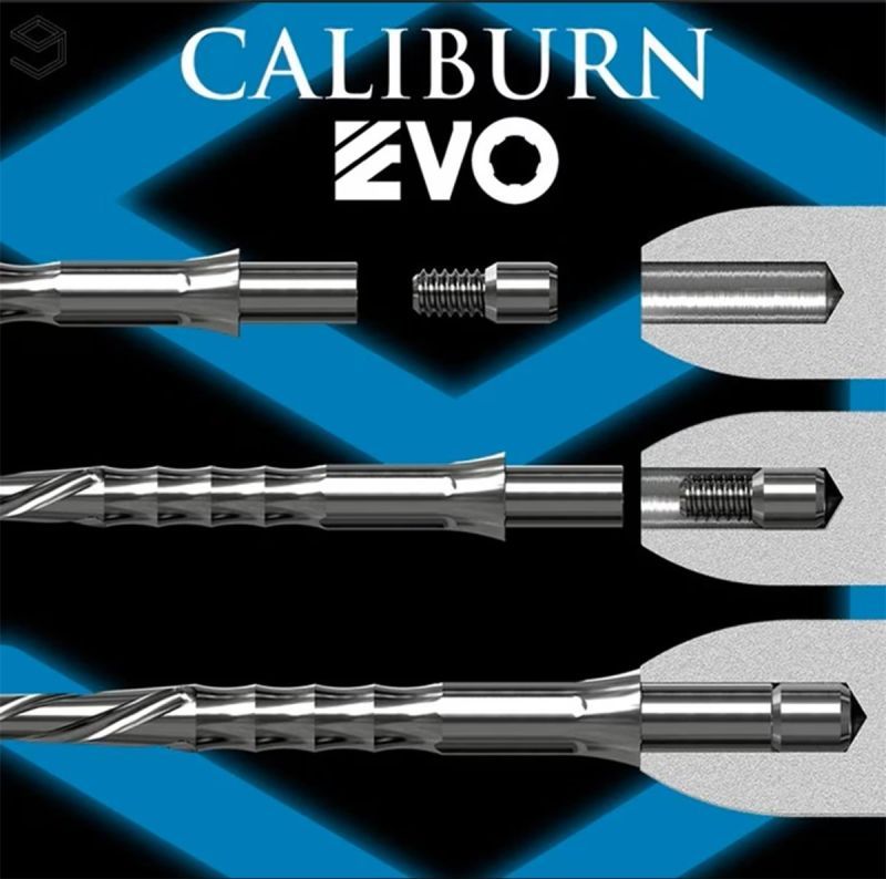 Caliburn EVO Point Smooth Silber 28/32/36/40 mm Wechselspitzen