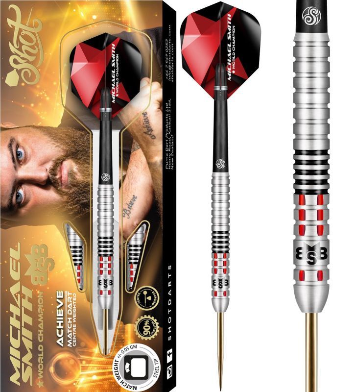 Shot Michael Smith Achieve Steeldarts 90% 21/22/23/24/25/26 Gramm Steeldarts