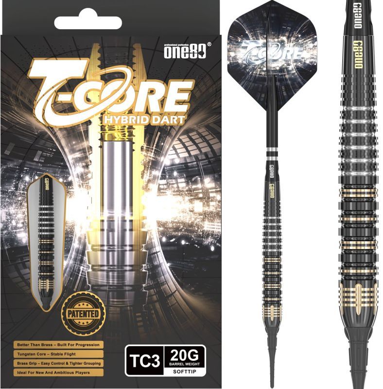 ONE80 T-Core TC3 Softdarts 20 Gramm Softdarts