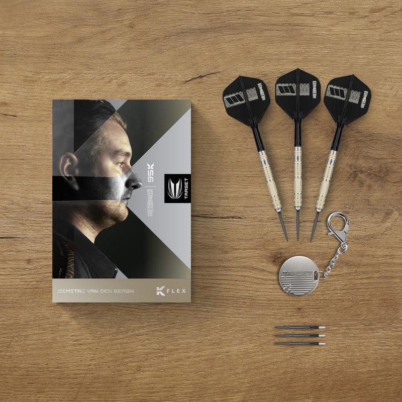 Target Dimitri van den Bergh 95K Swiss Point 95% Steeldarts 22/23/24 Gram Steeldarts