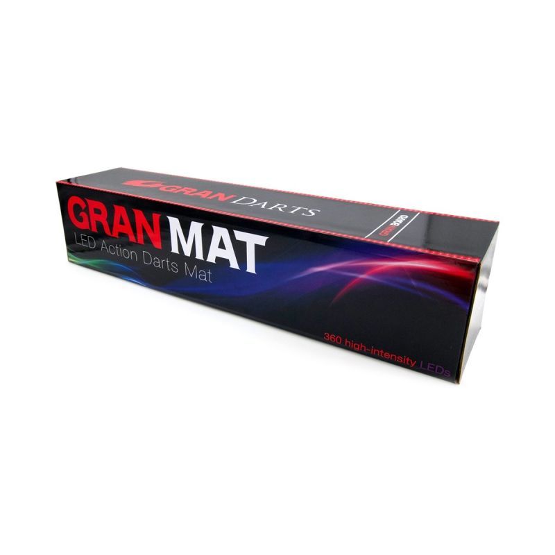 GRANBOARD LED Darts Mat 300 x 60 cm – LED Dart Mat with 360 LEDs Dart Schutzmatte
