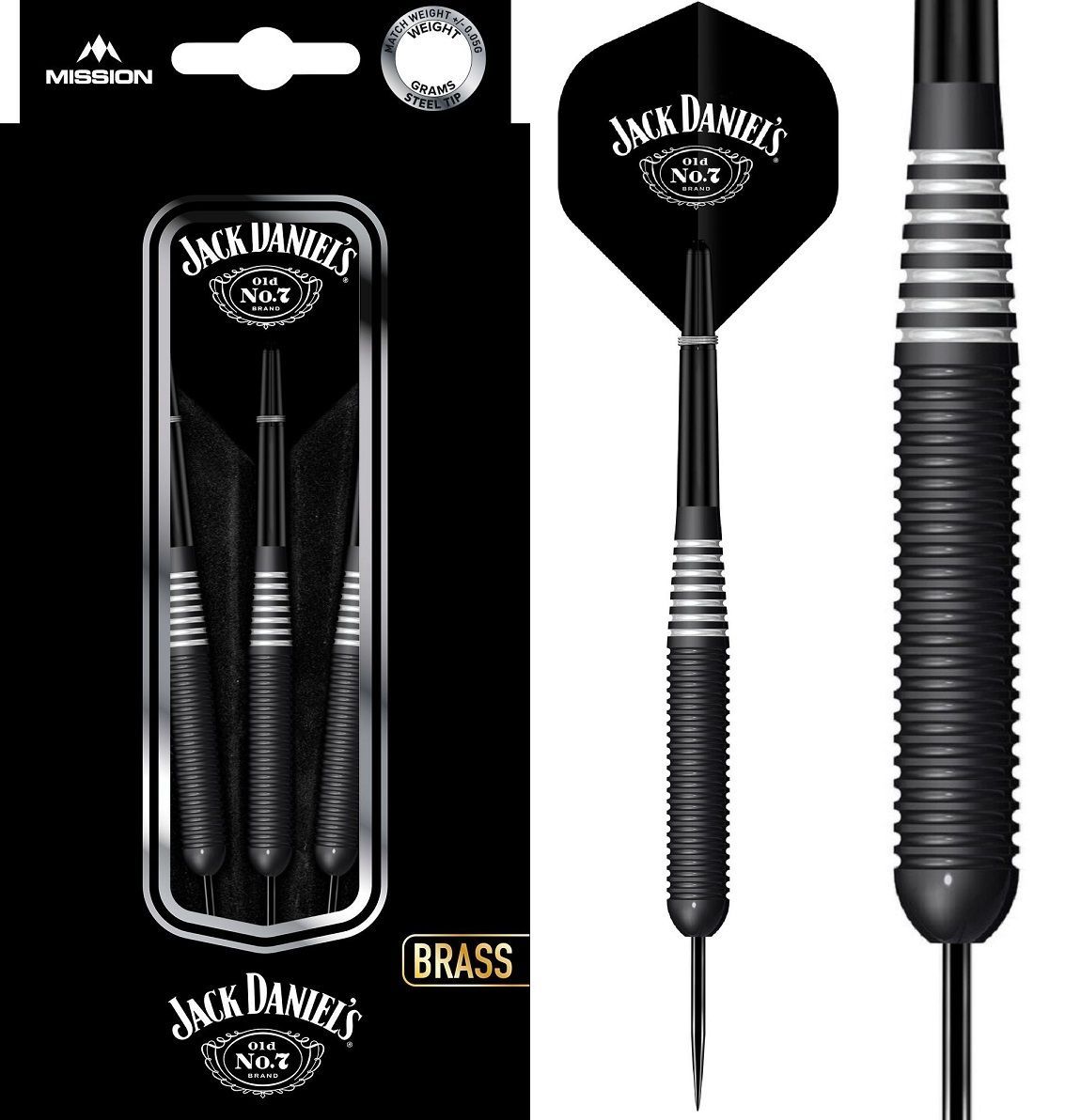 Mission Jack Daniel´s Steeldarts 22/24 Gramm Steeldarts