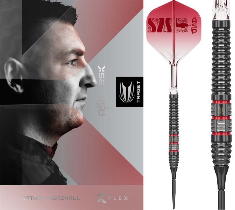 Target Nathan Aspinall 95K Swiss Point 95% Steeldarts 22/24/26 Gram Steeldarts
