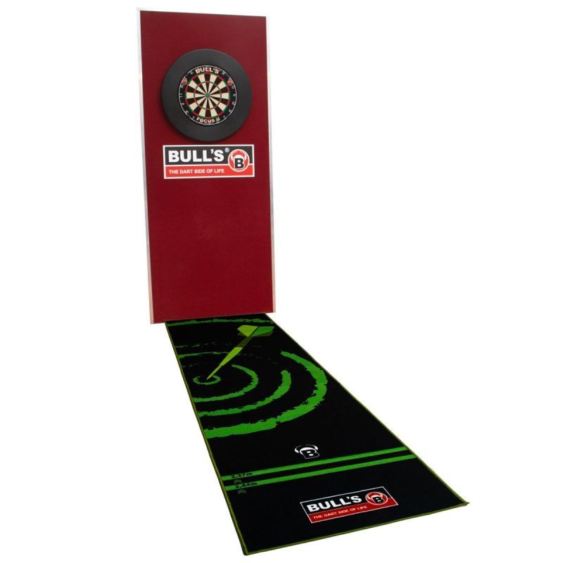 BULL'S Carpet Mat "140" Green Grün Dart Teppich 280 x 80 cm Dart Schutzmatte