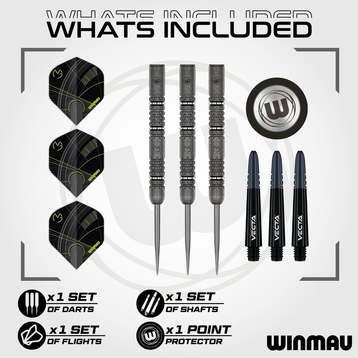 Winmau Michael van Gerwen MVG Signature Edition 90% Steeldarts 22/23/24 Gram Steeldarts