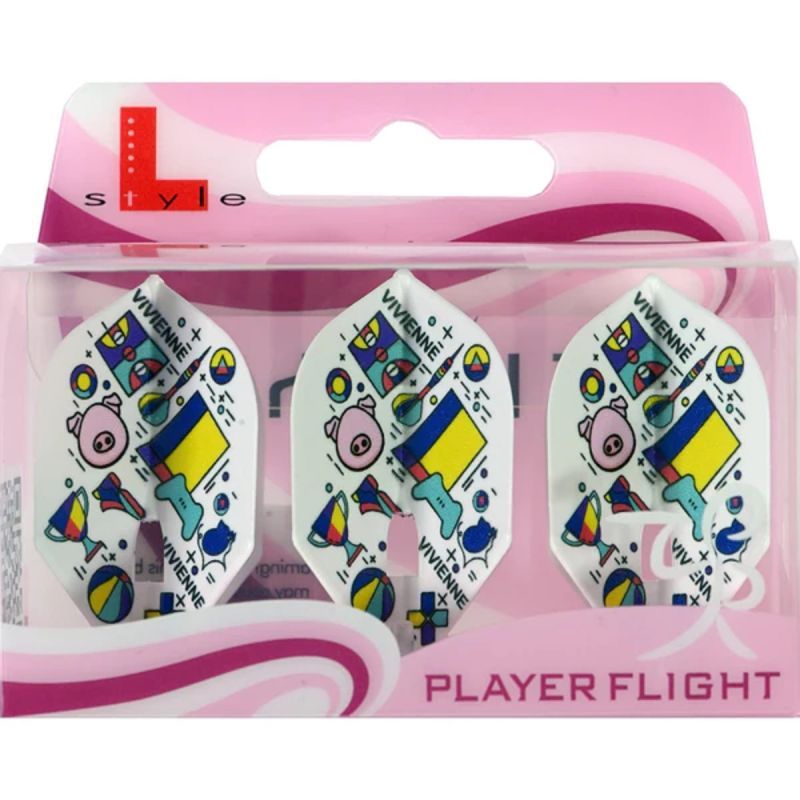 L-Style Champagne Ring Flights Pro Vivienne Lee Rocket L5 Flights