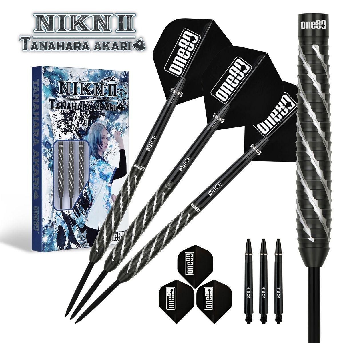ONE80 Akari Tanahara V2 90% Steeldarts 23 Gram Steeldarts