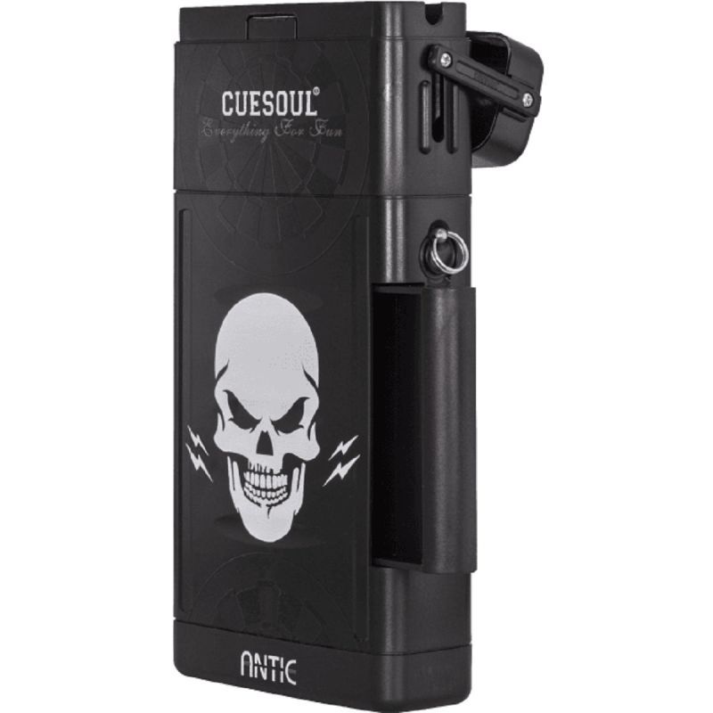 Cuesoul Hard Dart Case Black Skull Dart Tasche