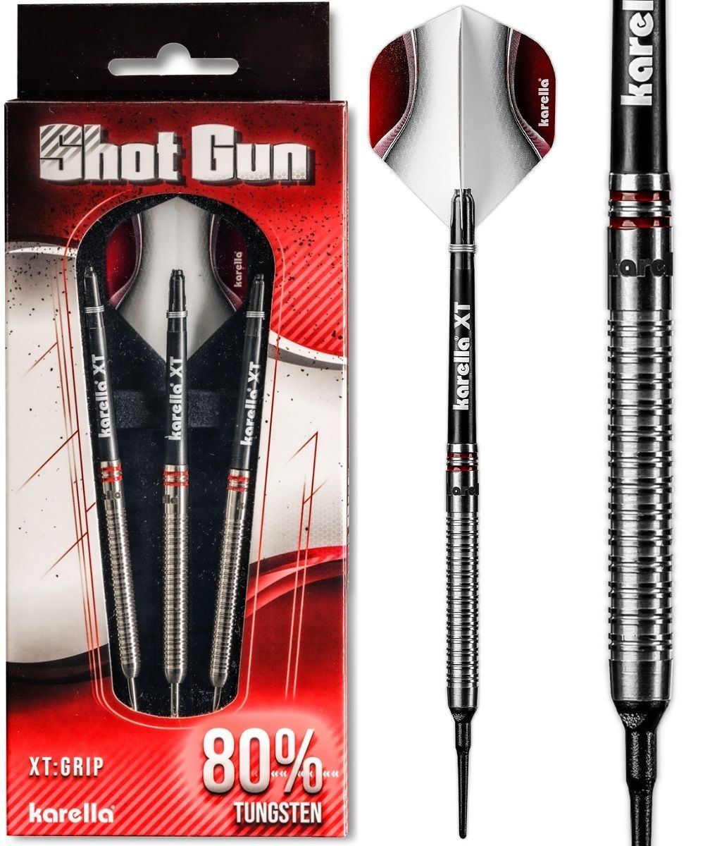 Karella SHOTGUN Silver 80% Softdart Pfeile 18/20 Gramm Softdarts