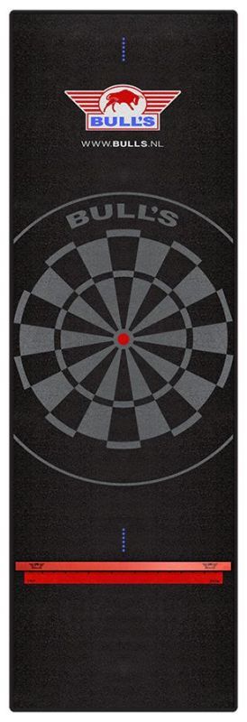 Bull's Carpet Dartteppich 300 x 90 cm mit Holz-Oche Dart Schutzmatte