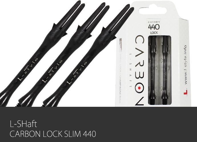 L-Style L-Shaft Locked Slim Carbon Dart Shafts Shafts