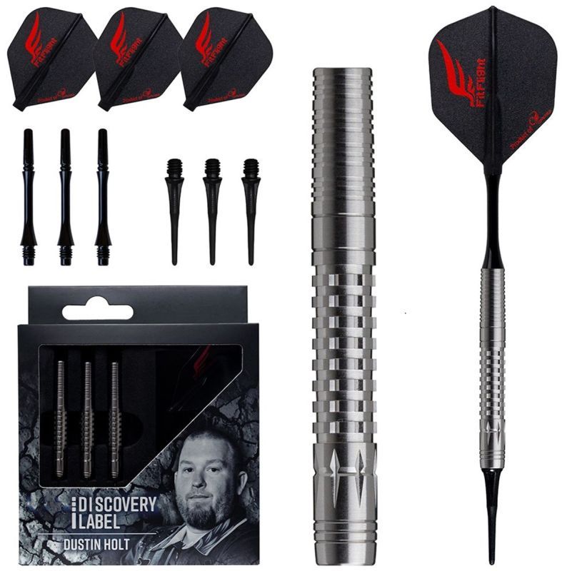 Cosmo Darts Discovery Label Dustin Holt Le mie freccette elettroniche Soft Tip 20 Grammi Softdarts