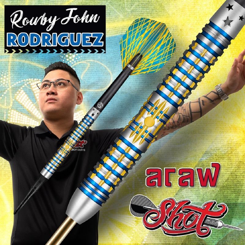 Shot! Rowby-John Rodriguez Araw 90% Softdarts 18/20 Gramm Softdarts