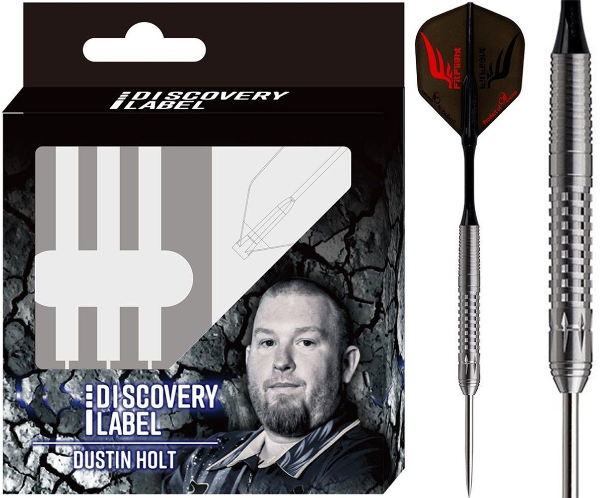 Cosmo Darts Discovery Label Dustin Holt Freccette Steel Tip 22 Grammi Steeldarts