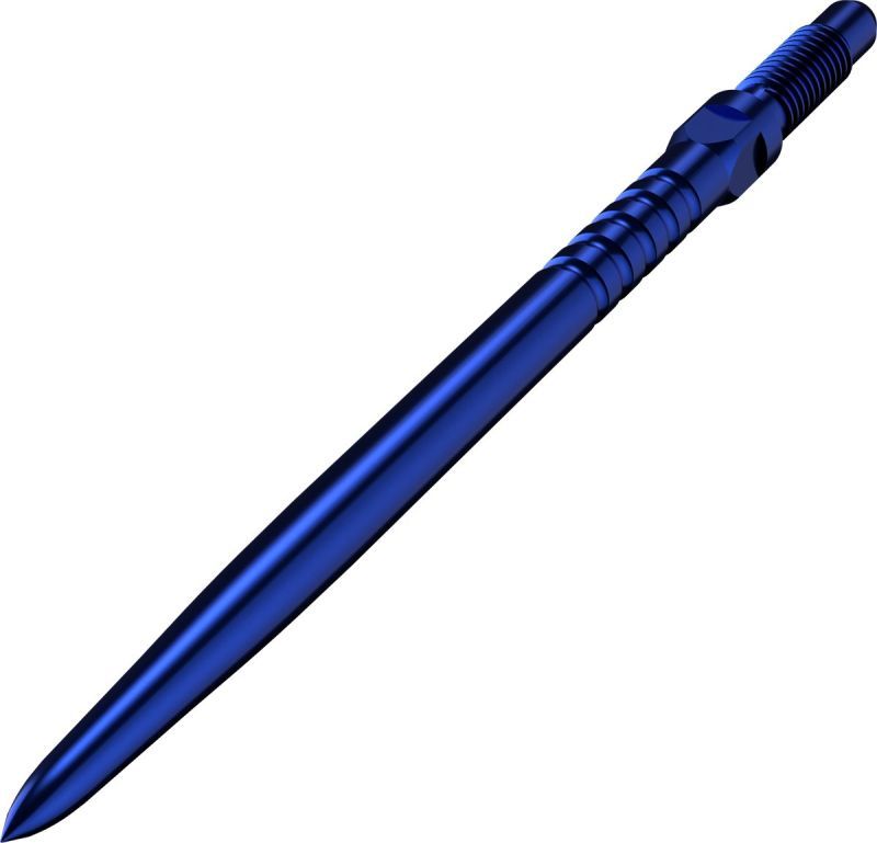 Bull´s CP Points Ringed Grip Blue Steel Point 32/36/40 mm Wechselspitzen