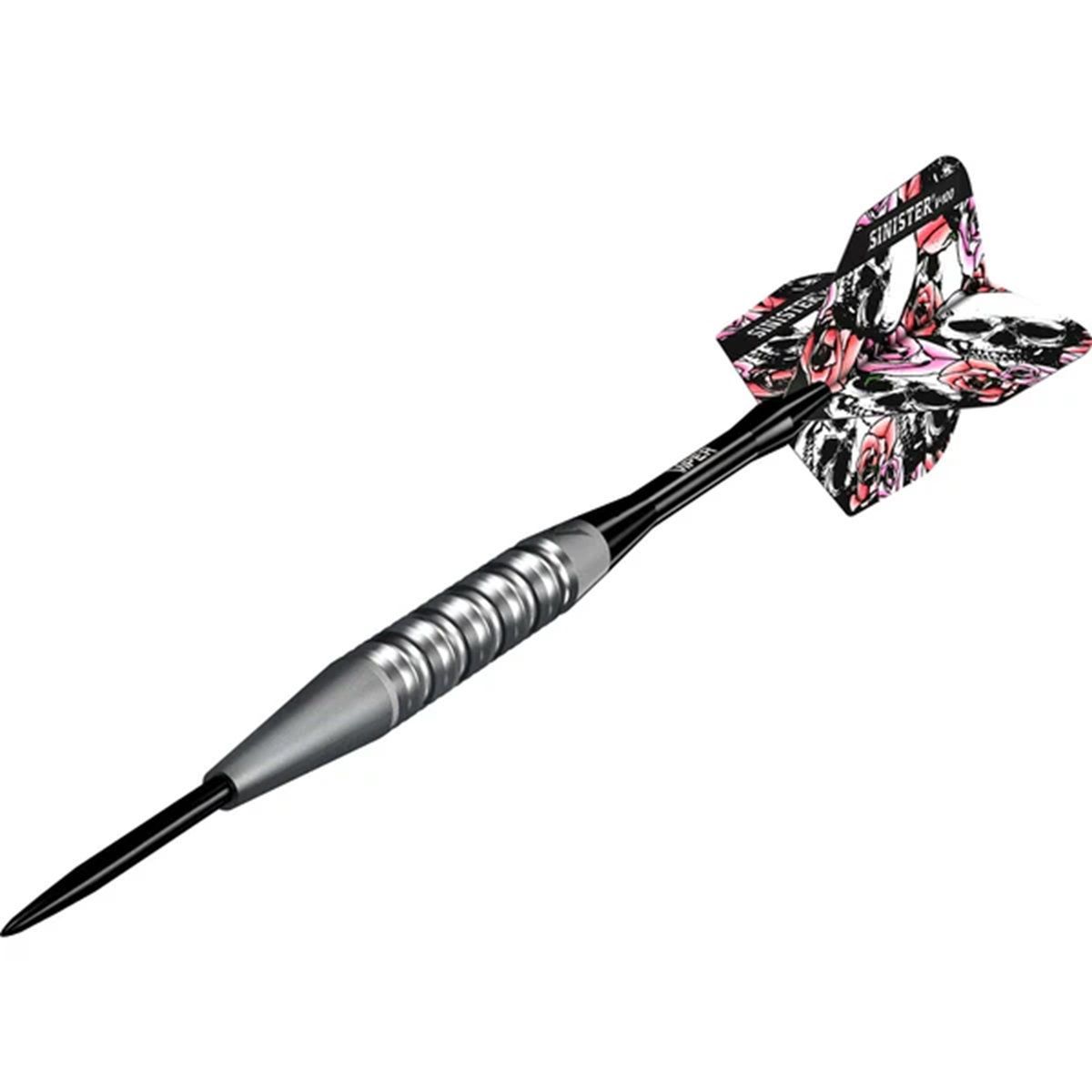 Viper Sinister S4 Sandblasted Reverse Cut 95% Steeldarts 22/24/26 Gram Steeldarts