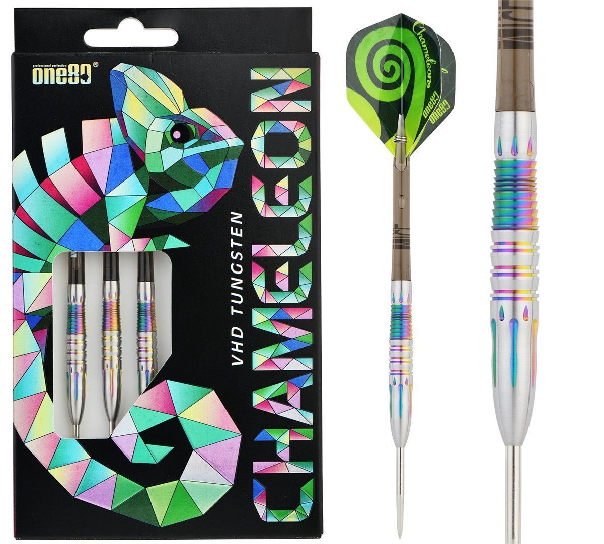 One80 Chameleon Furcifer Steel Darts 22 Gramm Steeldarts